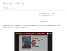 Tablet Screenshot of brendanbarrett.com